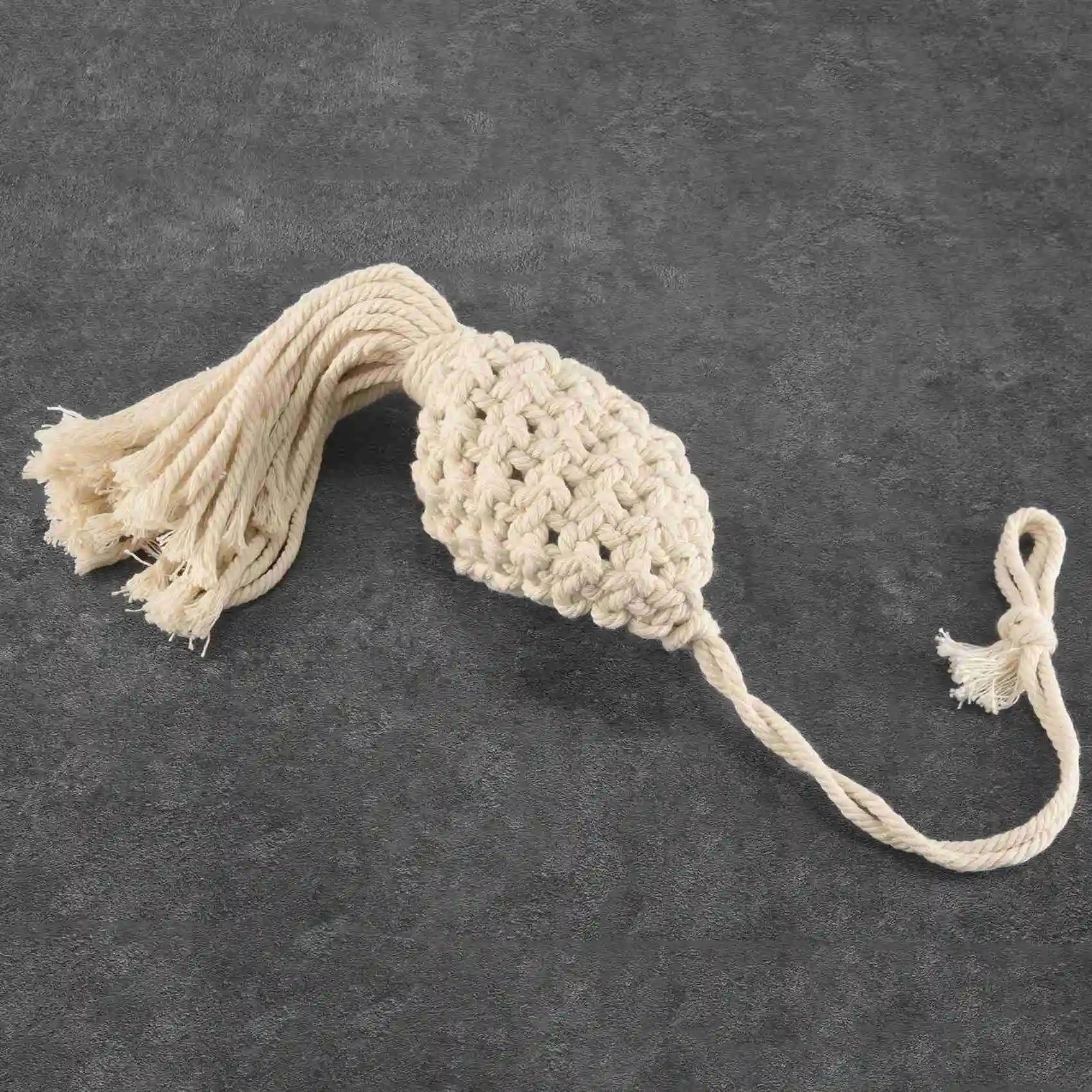 

N08R Boho Macrame Air Plant Hanger Tillandsia Hanging Basket Rope Holder Flower Home Decor