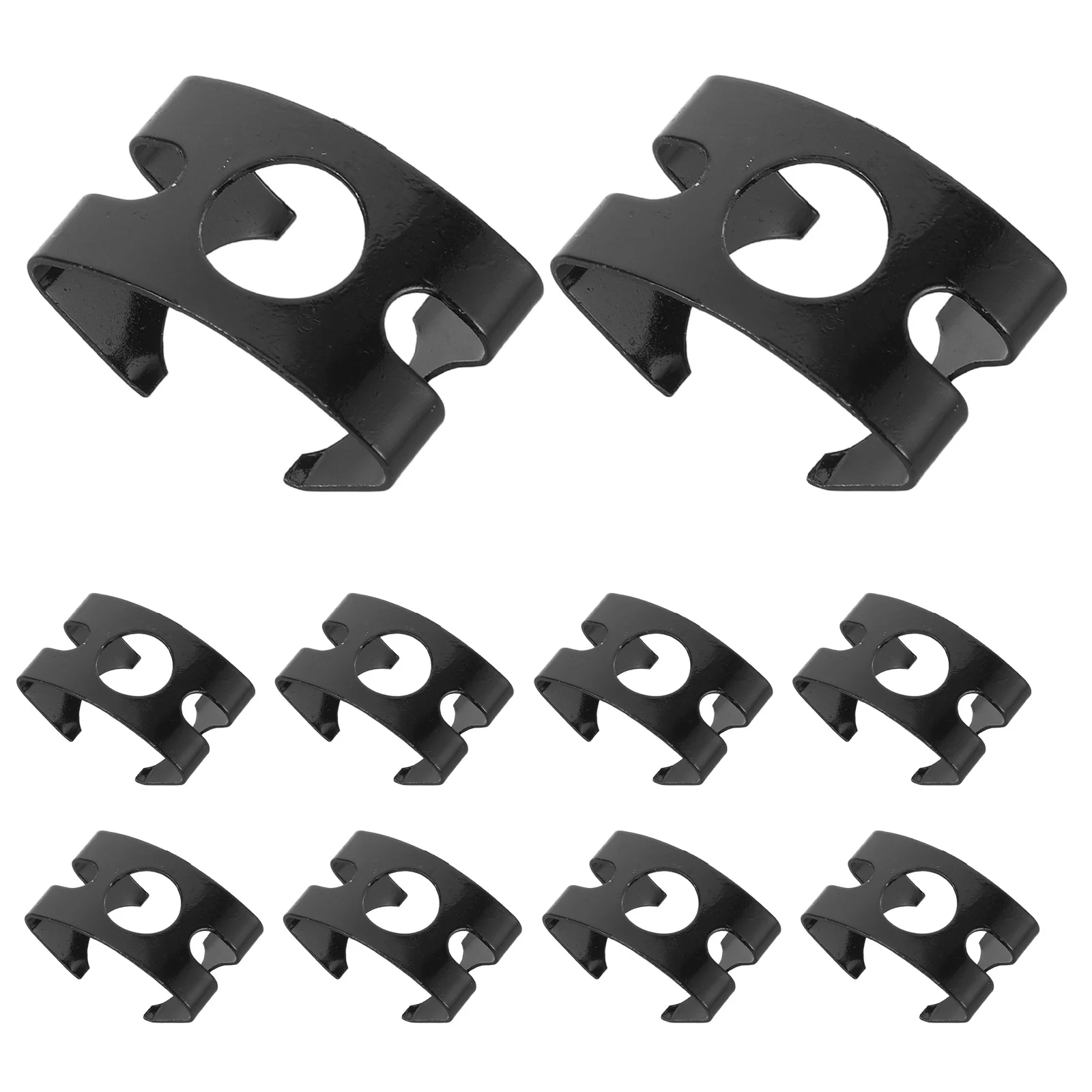 

10pcs Car Hose Clips Metal Brake Line Clamp Holders For Secure Mounting Automotive Brake Hose Retainer Kit Compatible With