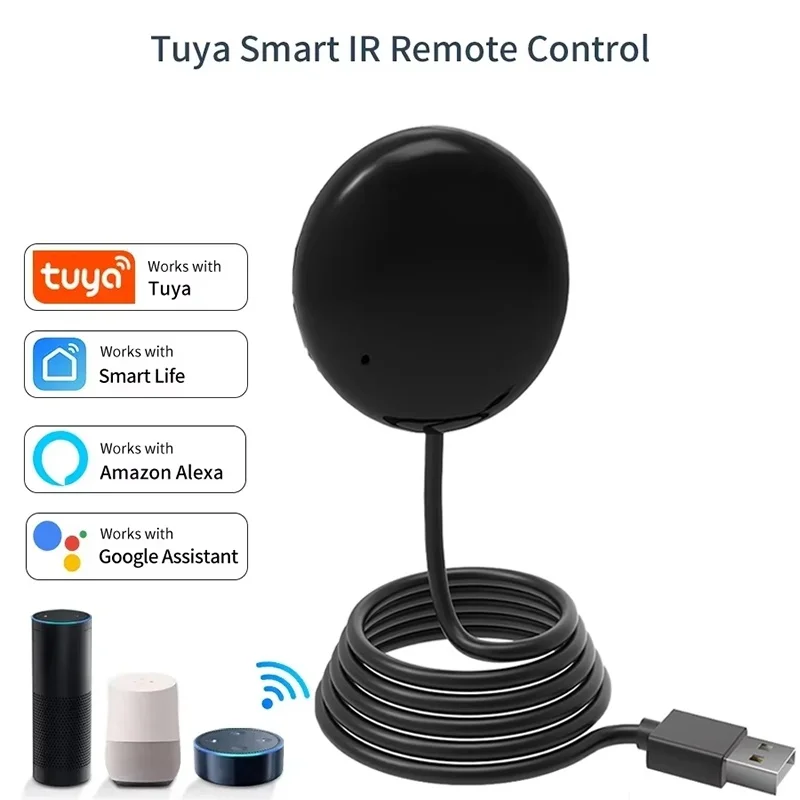 

Tuya WiFi Smart Remote Control Universal IR Remote Controller TV Air Conditioner Remote Control Smart Life For Alexa Google Home