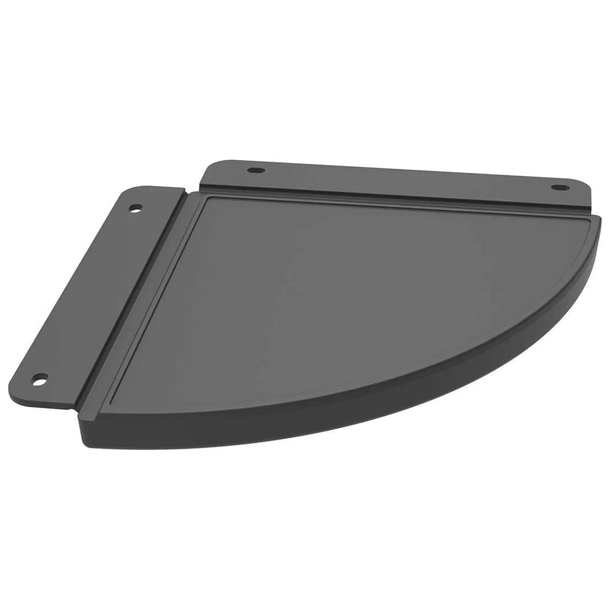 

9.5 in. Corner Shelves for Sheds - Set of 2, Brown