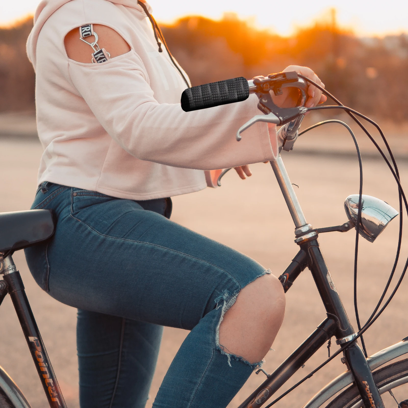 

2pcs Road Bicycle Handlebar Tape Colorful Non-Slip Grips Wear-Resistant Comfort Grip For Cycling Shock-Proof Rainy Weather Bike