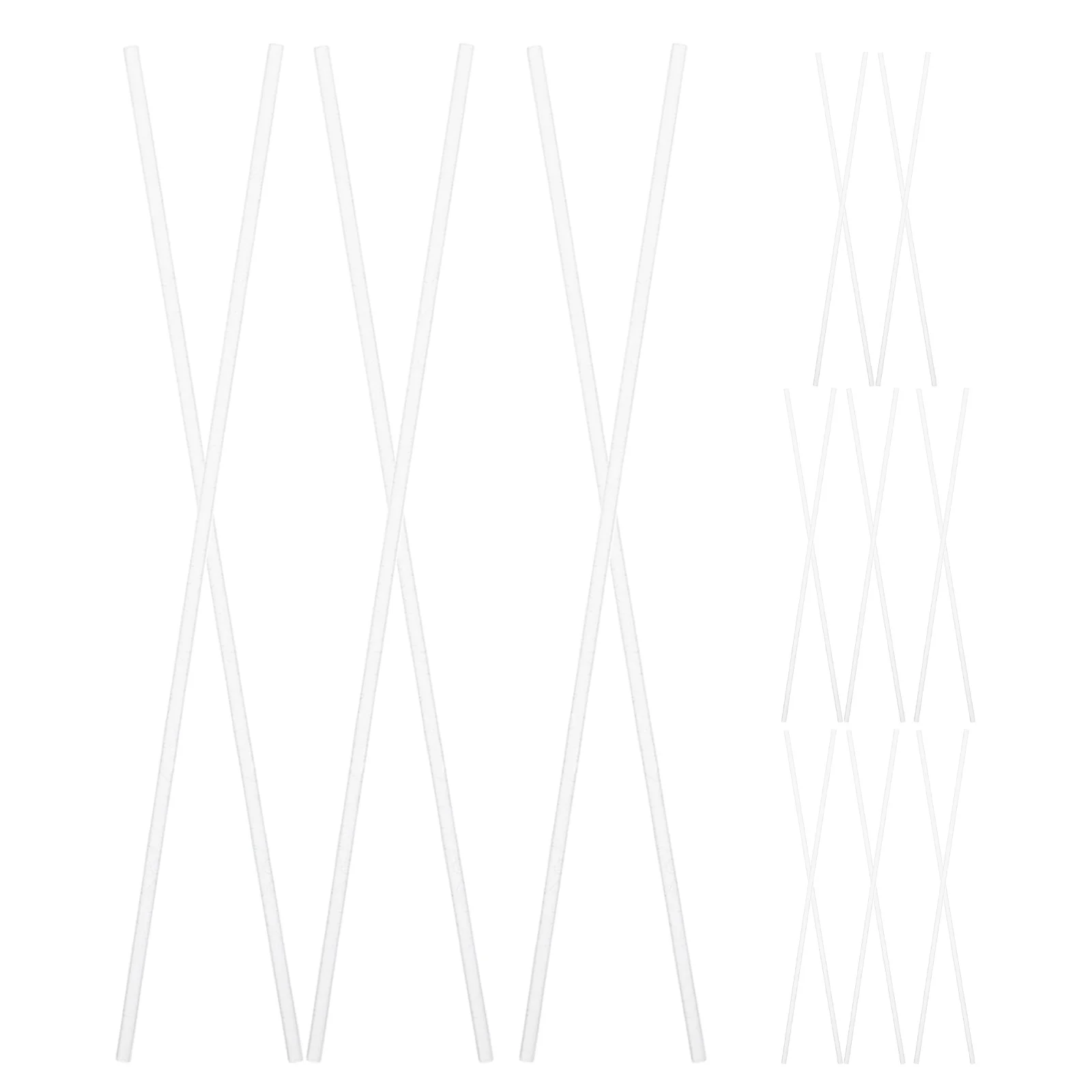 

25pcs Acrylic Round Dowels 4Mm Clear Clay Support Rods For Figure Display Diy Crafts Modeling Stable Sculpture Supplies