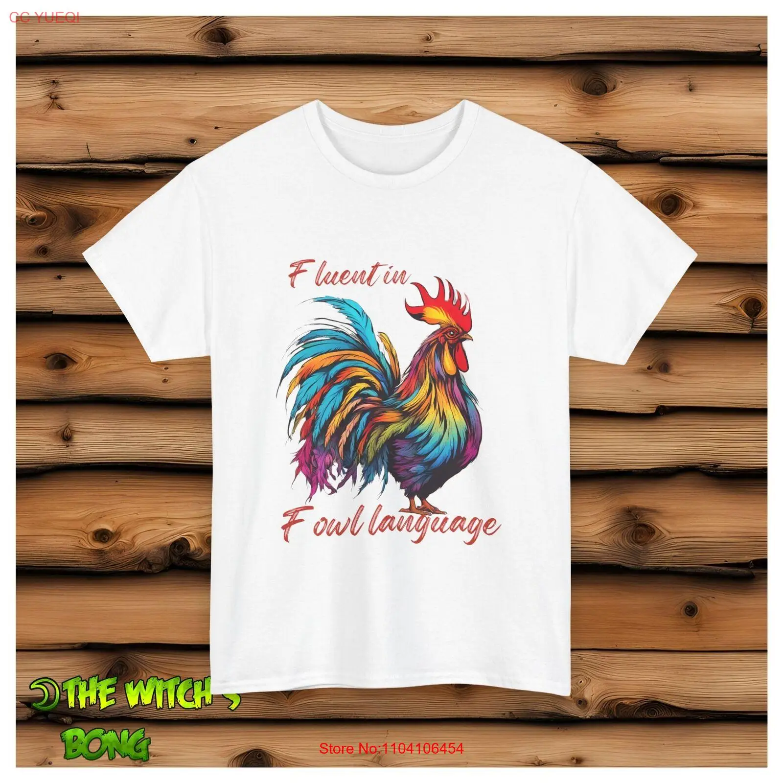 Fluent in Fowl Language funny chicken Farm T-shirt