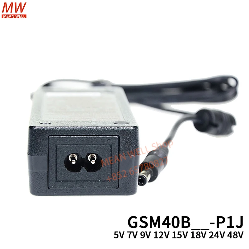 MEAN WELL Power Supply Original 40W AC-DC Reliable Green Medical Adaptor GSM40B12-P1J GSM40B24-P1J GSM40B15-P1J