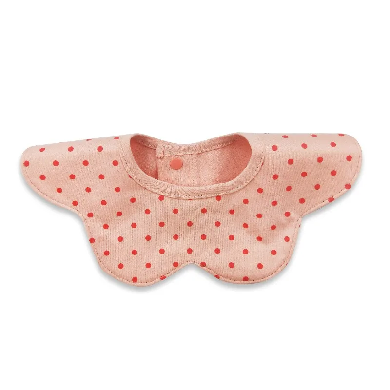 Baberos de alimentación absorbentes fuertes, pétalo de algodón giratorio de 360 grados para niños pequeños, paños para eructar de doble capa, babero de verano para recién nacidos