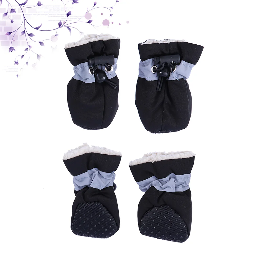 

Anti-slip Warm Pet Dog Shoes Waterproof Indoor Beach Boots Snow Dogs Elastic Band Prevent Dirty Furnitures Dog