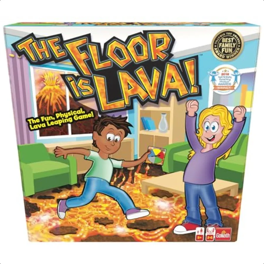 

The Original The Floor is Lava Game by Endl Games Interactive Game For And Adults Promotes Physical Activity Indoor And Outdoor