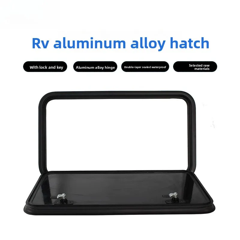 RV Modification Accessories Aluminum Alloy Cabin Door, Special for Waterproof Luggage Storage Box Storage Compartment Door Of
