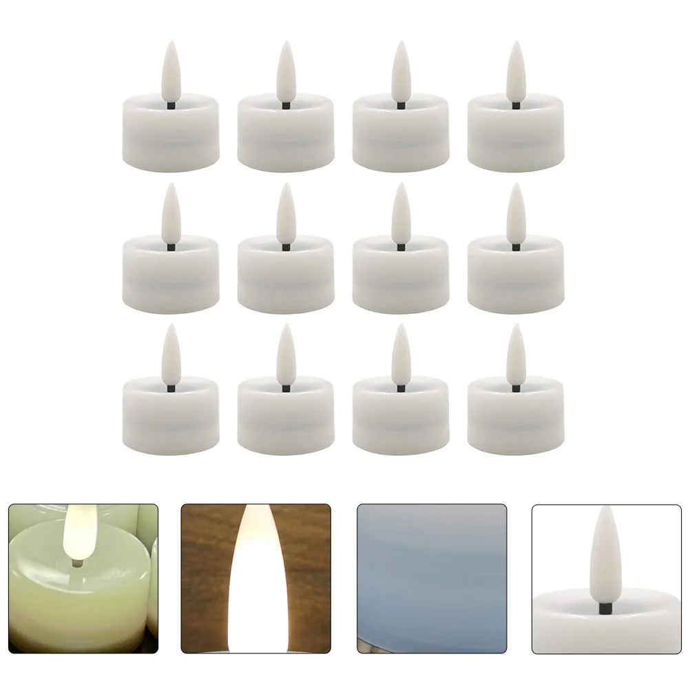 12 sztuk imitacja płomienia LED lampy elektryczne lampy ślubne dekory lampa LED zaopatrzenie firm