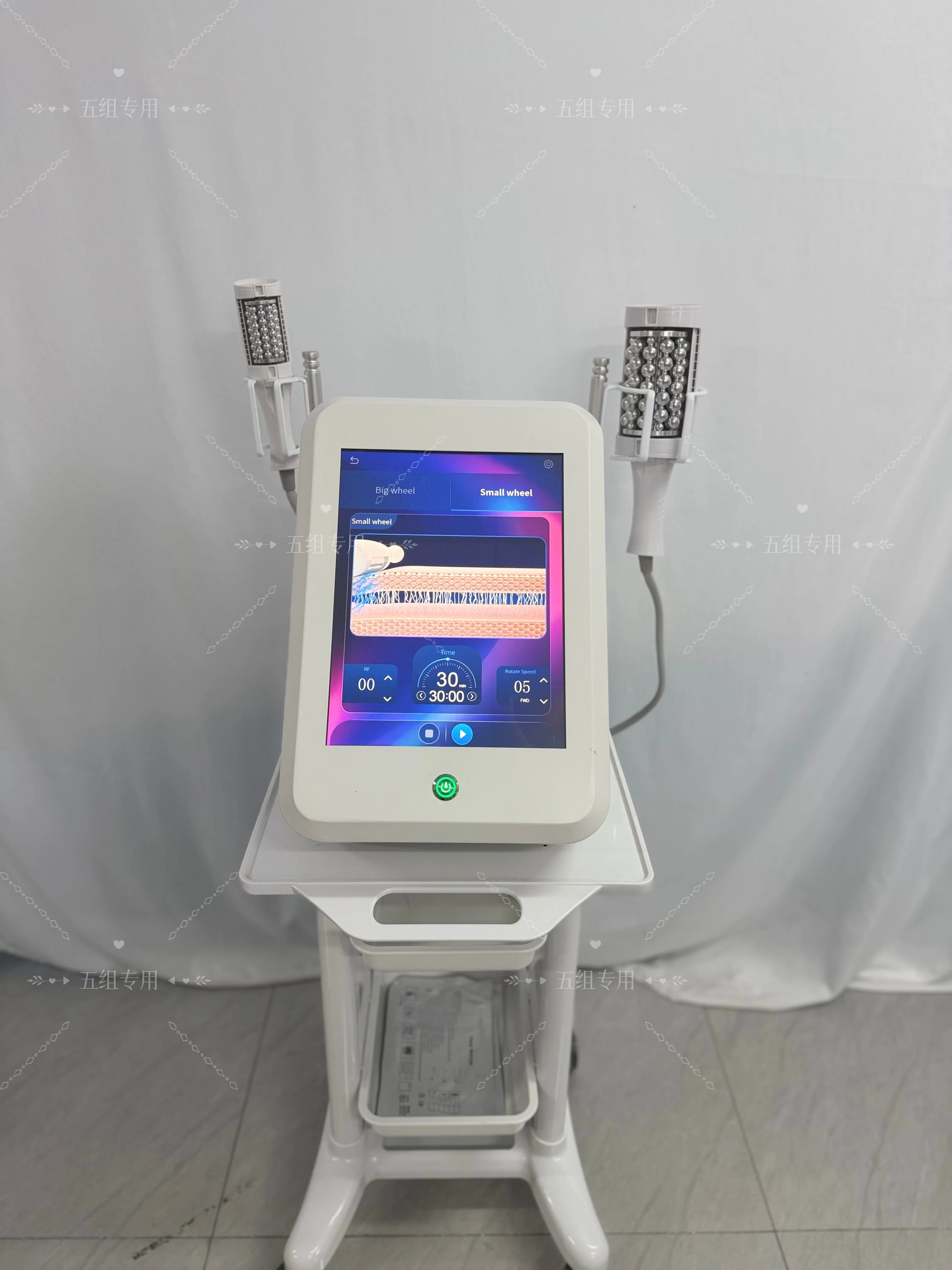 

Myoslim 15T 200HZ EMS Body Sculpt Machine RF Cavitation Fat Burner Muscle Stimulation Roller Massage Body Equipment