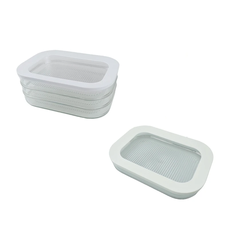 Meat Fridge Storage Containers Container With Lid For Meat Fridge Storage Box Suitable For Storing Bacon Meat Products