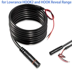 Cable de alimentación Hook2 para todos los modelos Hook2, accesorios impermeables para barcos, rastreadores GPS para pesca, 000-14172-001, 5/7/9/12