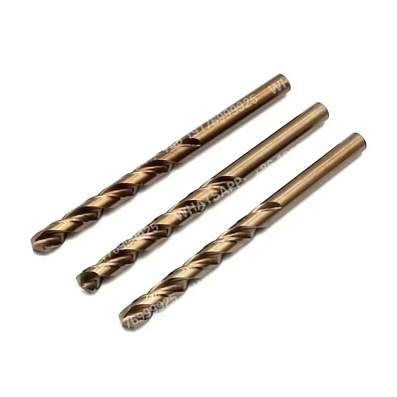 Multi-functional Round Shank Bright Uncoated Twist Drill Bits 0.3-20mm for Stainless Steel Deep Hole