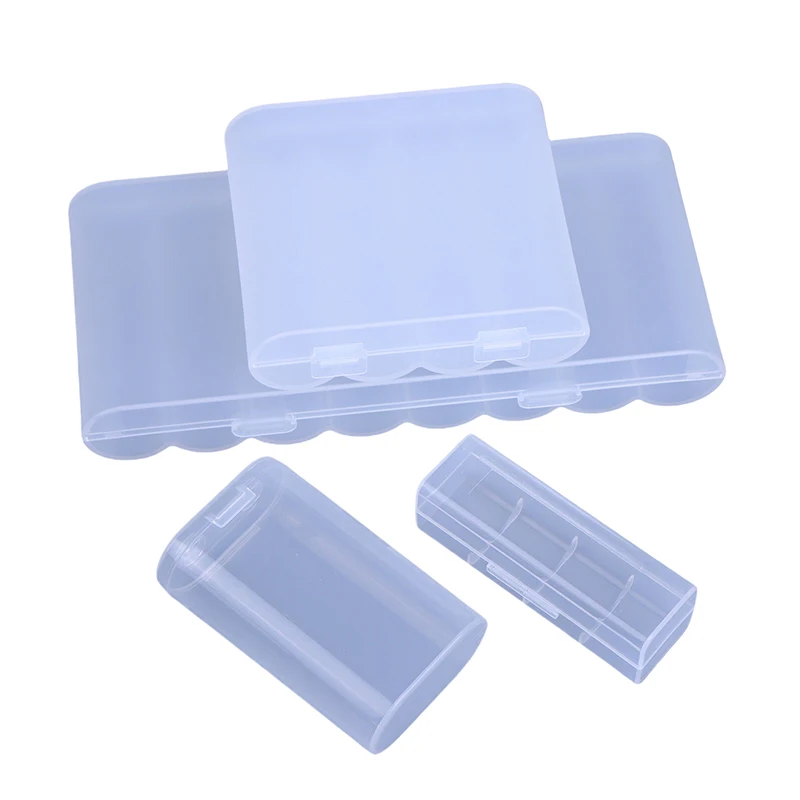 Professional 21700 Battery PP Plastic Storage Box 1 Section/2 Section/4 Section/8 Section 21700 Battery Antifall Protection