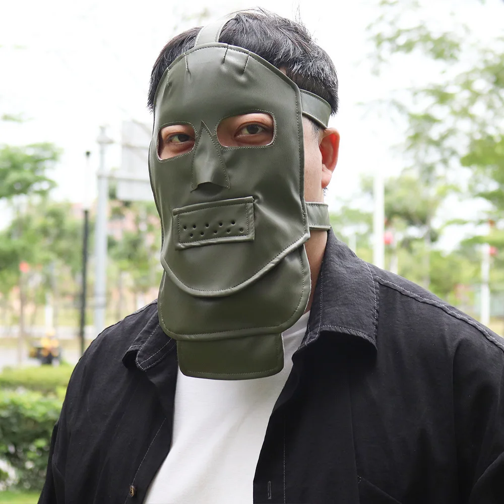 Herren Party-Kostüm Maske Cosplay Halloween Gesichtsmaske für Erwachsene – Detail 1