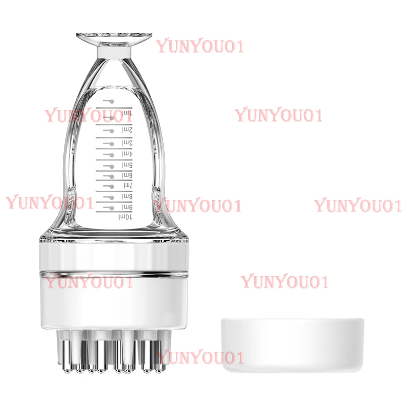 10mL Scalp Medicine Artifact Head Ball Guide Liquid Massage Hair Care Comb Essential Oil Apply Artifact
