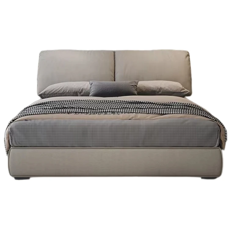xx-Modern Full-Size Storage Bed with Wood Frame and Microfiber Fabric Upholstery-Eco-Friendly Home Bedroom Furniture&