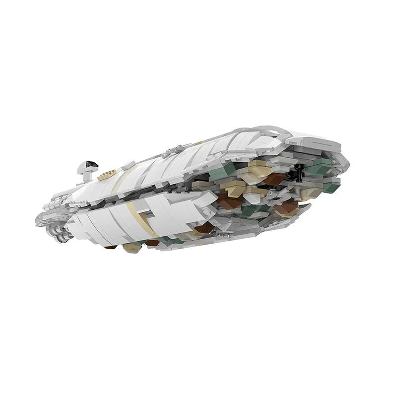 Space Ship GR-75 Transport Building Block Model Kit MOC Rebel Batter Vehicle Fighter Bricks Toy Kid Birthdays Gift