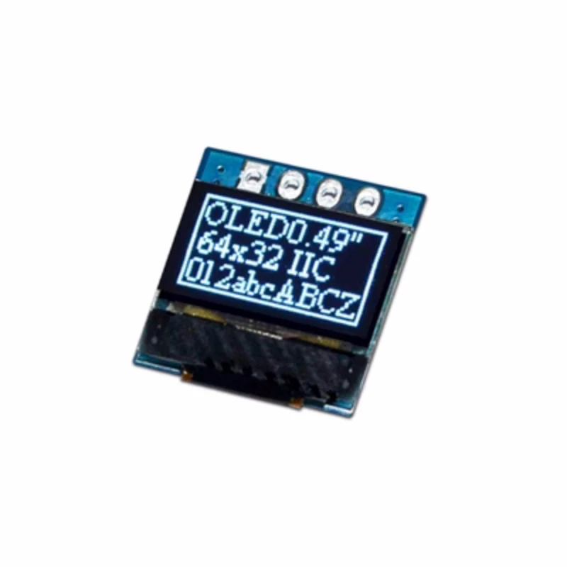 OLED IIC SSD1306, IPS, 0 a 49 pulgadas, 4 pilha, PWB, Unidad IIC, 64x32