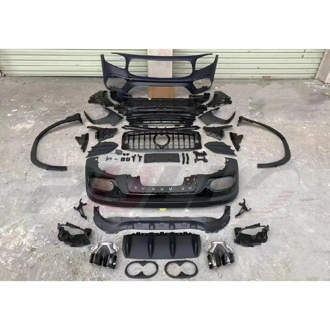 

STLFPopular Hot Sale Newest Car Parts Include Front Bumper Assembly with Grille for GLB Class X247 21-22 Modified to GLB35 AMGs