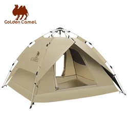 OLDEN CAMEL Outdoor Vinyl Camping Tent Portable Double Folding Automatic Tent Thickened Camping Supplies Sunscreen Rainproof