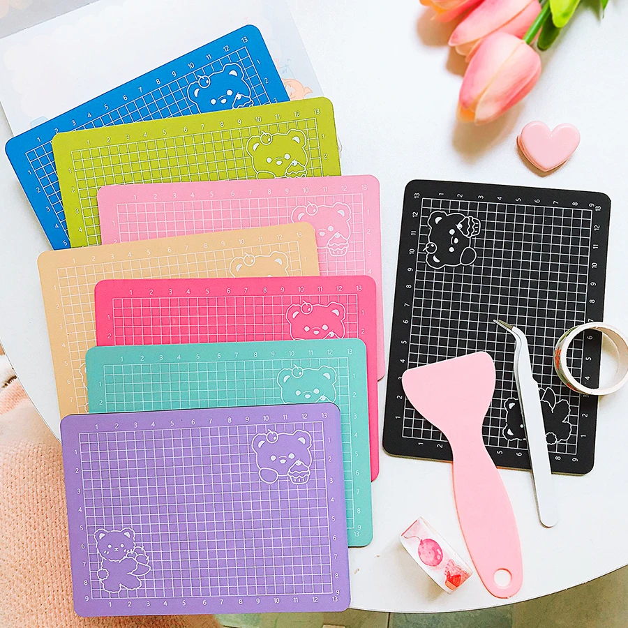 

A6 Multifunctional Cutting Mat Diy Handicraft Art Engraving Board Paper Carving Pad High Elasticity Toughness art supplies