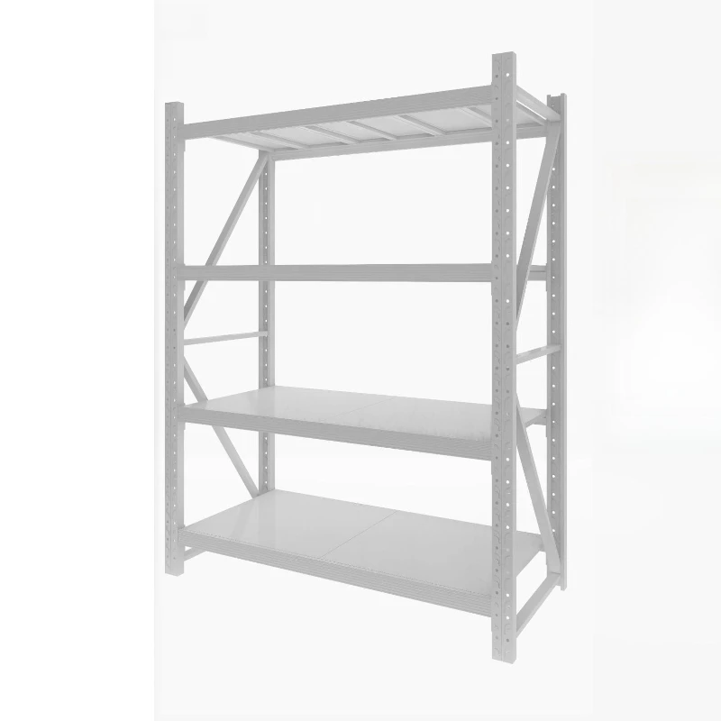 

Shelf Warehouse Storage Shelf Factory Warehouse Heavy Duty Multi-layer Butterfly Buckle Shelf Clothing Shelf Shelf Wholesale