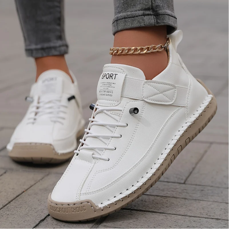 

Hand-stitched women's shoes, men's shoes, couple's shoes, autumn and winter flat shoes, boots