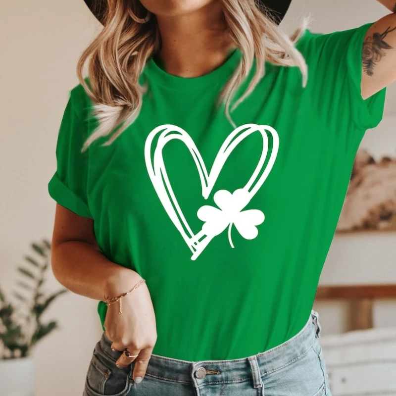 Irish Shirt St Patrick's Day Shirt St Patrick's Day T-Shirt for Women St Patrick's Shirt for Men Luck of The Irish Shamrock Tops