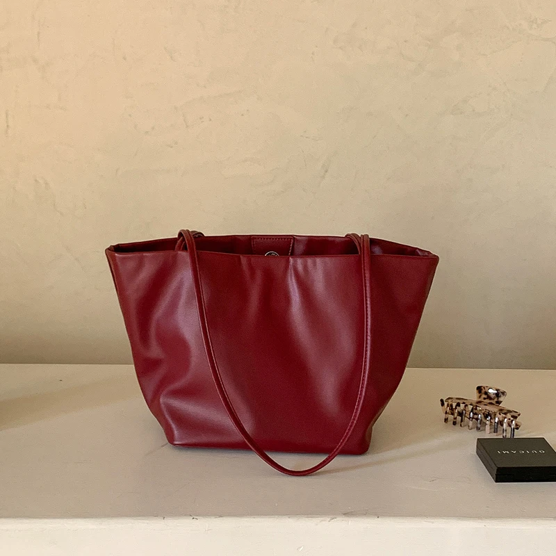 

Сумки-ведра для женщин, кожаная сумка, модная роскошная сумка 2026, дизайнерская корейская популярная ручная сумка, женская сумка через плечо