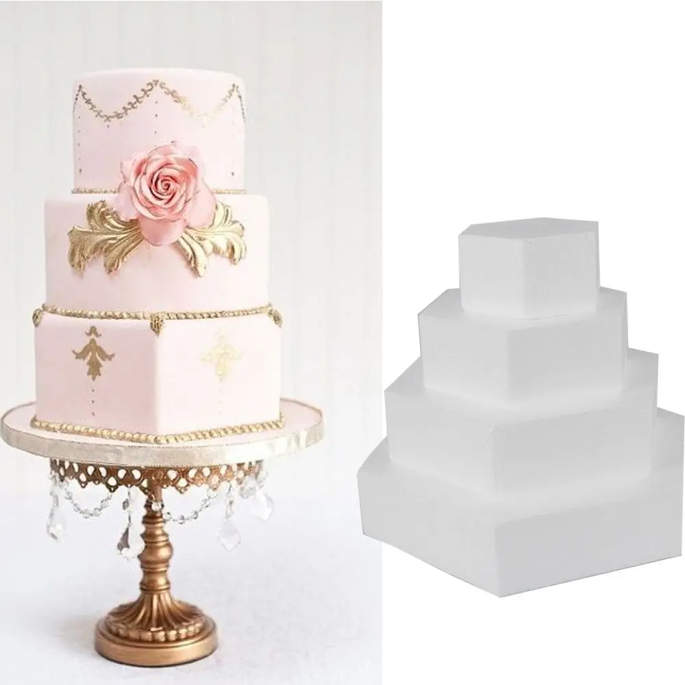 DIY Bakeware Sugarcraft Polystyrene Foam Cake Mould Baking Mold Cake Dummy Practice Model