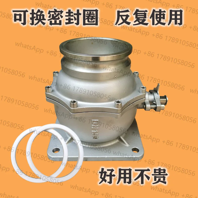 

High-pressure cleaning suction truck valve accessories stainless steel ball valve switch with export septic tanker