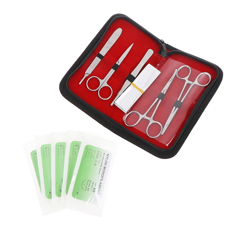 1 Set Medical Students Suture Practice Kit Surgical Training Model Tool Set Educational Teaching Equipment