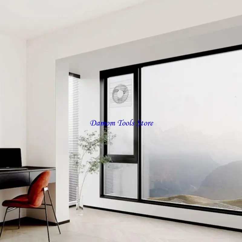 57BE Wall Mounted Exhaust Fan Low Noise Ventilation Fan Kitchen Window Air Cleaning Fan Ventilation Extractor