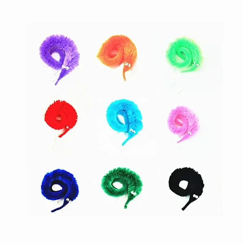 5/10 Pcs Magic Worm Twistymagic Seahorse Worm Creative Finger Toy Christmas Halloween Wizard Weird Tricks Toy Kid Gifts