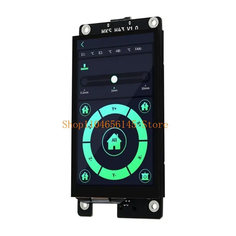 

MKS H43 V1.0 3D Printer Screen Controller Board with Apdator Kit 4.3 Inch IPS 800x480 LCD for Touch Screen use Marlin2.x