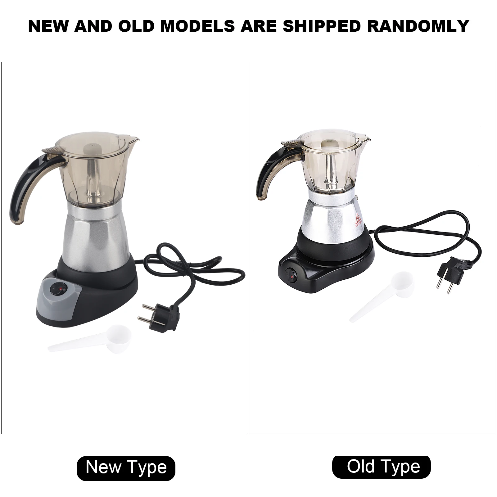 Coffee Maker Large Capacity Electric  Pot Stovetop  Coffee Maker Coffee Percolator(EU Plug) Stovetop  Maker