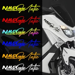 Motocicleta reflexiva adesivos para Yamaha NMAX155, moto, scooter, cabeça, corpo, pára-brisa decalque, acessórios, 155