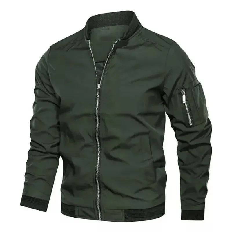 

Fashionable Autumn/Winter New Men's Jacket Amazon Fast Sale Stand Collar Youth Men's Jacket One Piece Agent Shipment