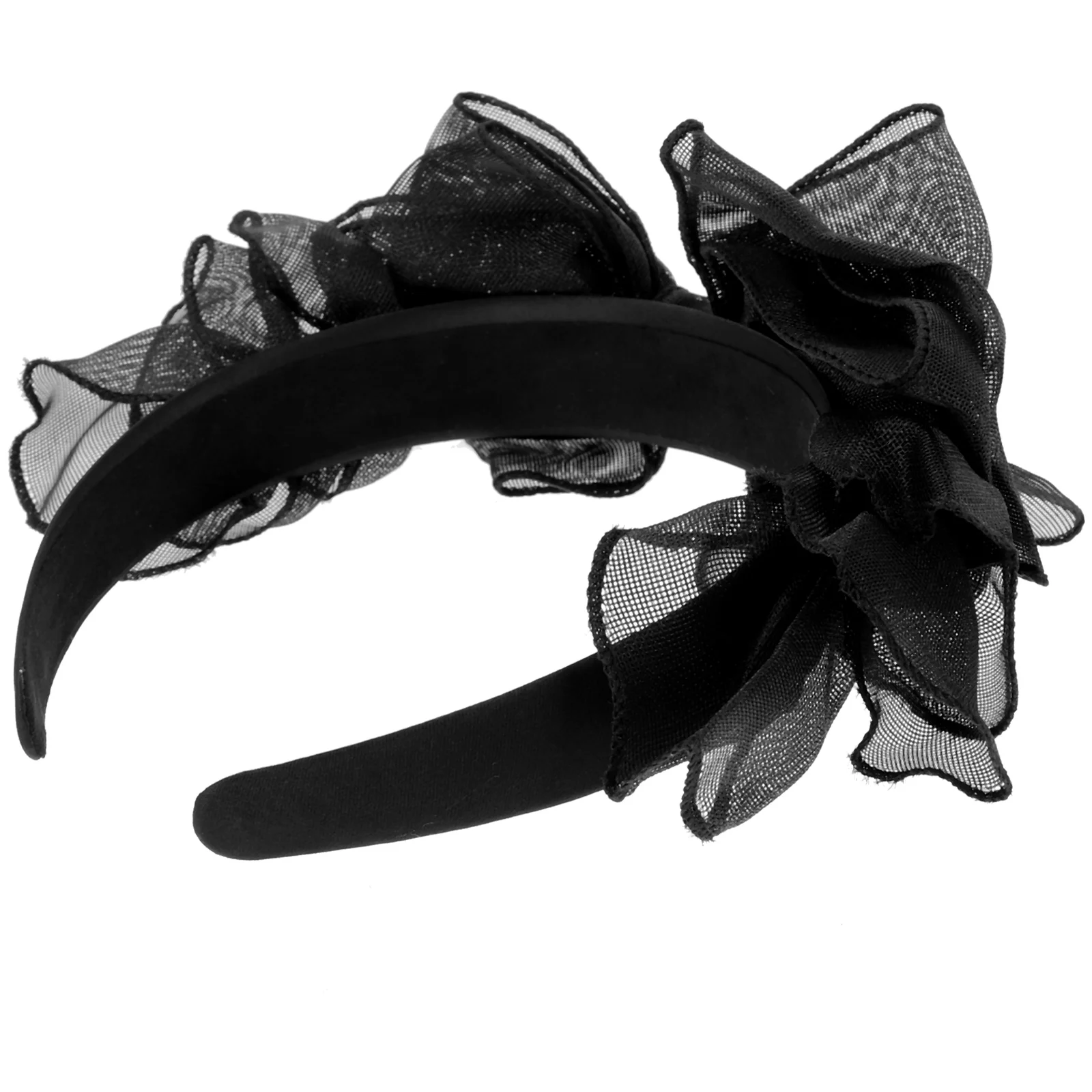 

Vintage Headband Hair Accessories Girls Women Lace Bow Retro Headdress Celebration Performance Practical Durable