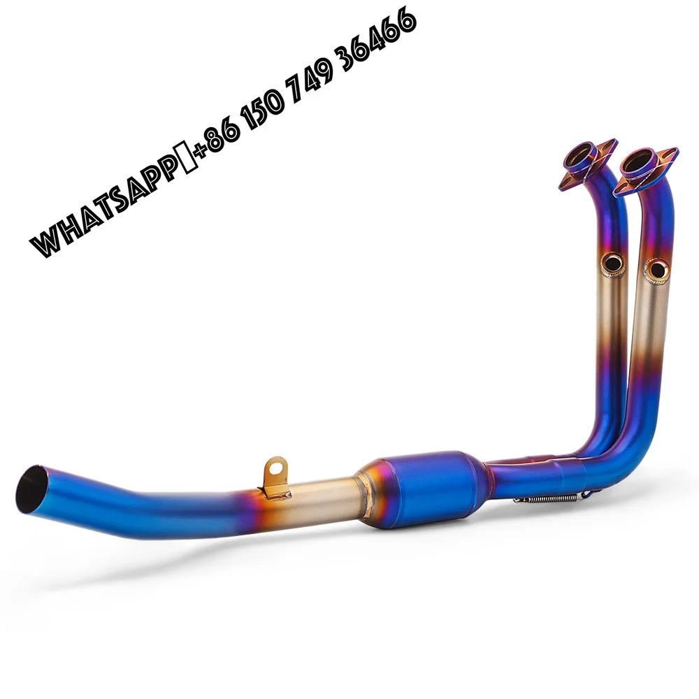 For CFMOTO 450SR 450 SR Motorcycle Exhaust Escape Front Link Pipe Header Connect Original Muffler