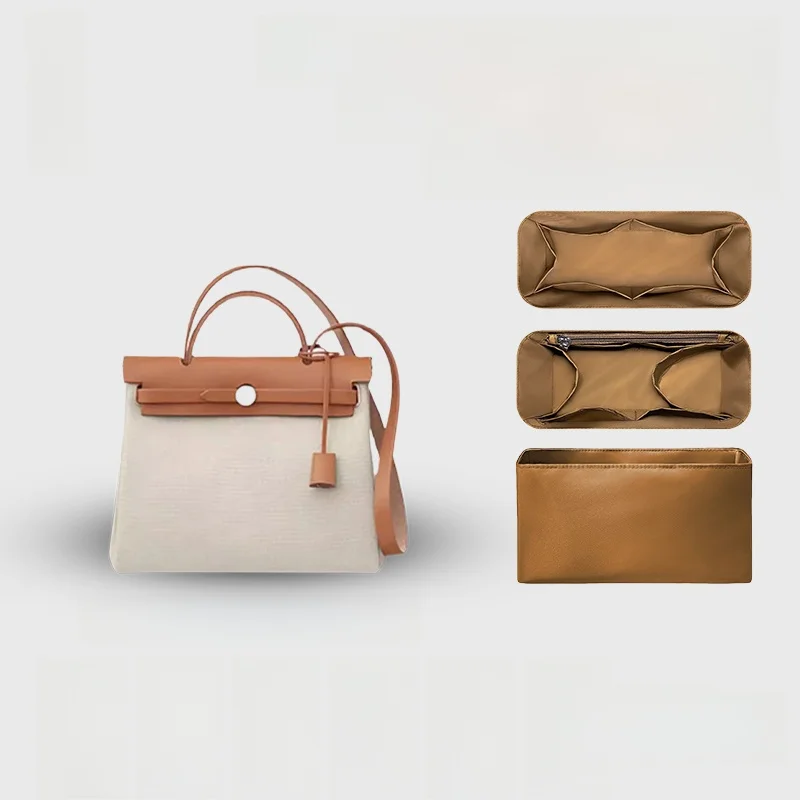 

Herbag Inner Nylon Storage Bag College Bag 3 39 Inner Padded Organizer Bag Ladies Pure Color Cubic Storage Bag for Home