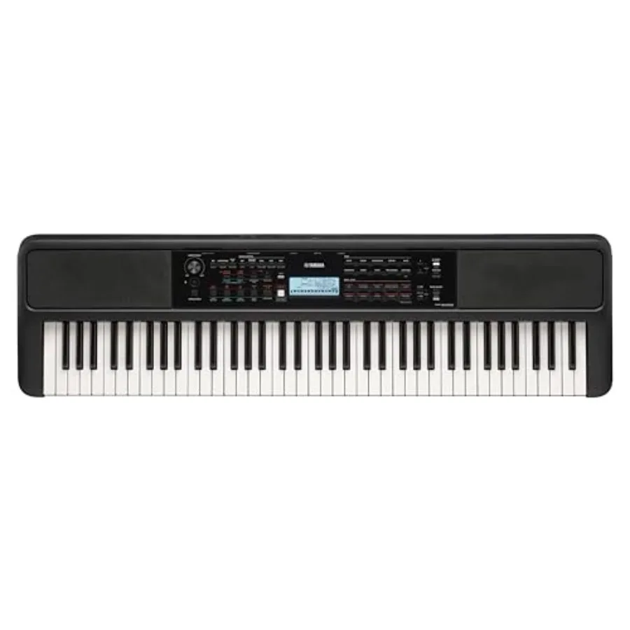 

Портативная клавиатура Yamaha PSR-EW320 с 76 чувствительными к касанию клавишами для начинающих, с подставкой для нот и адаптером питания