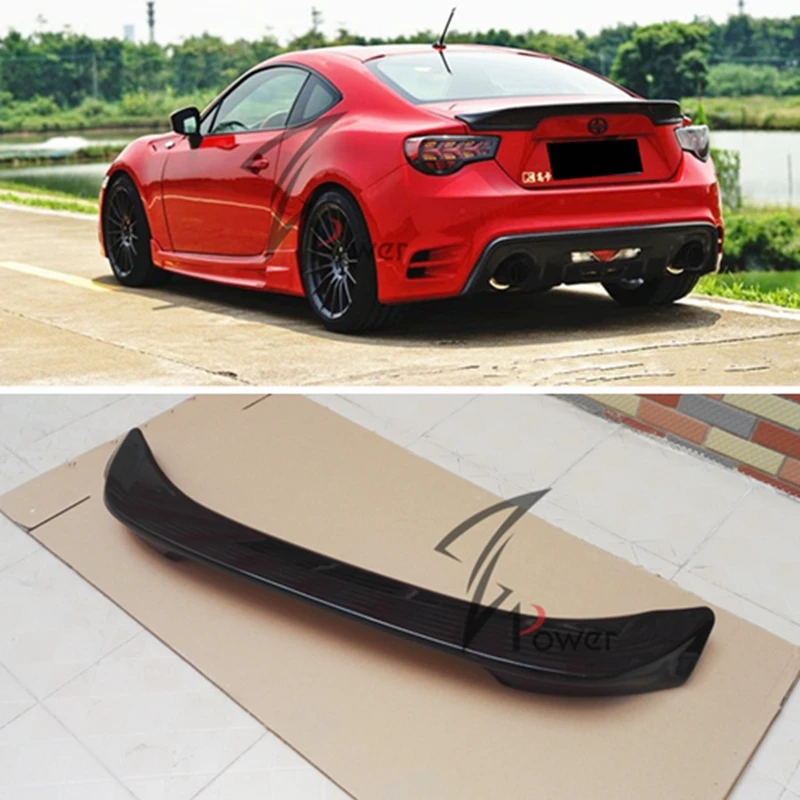 for Subaru BRZ high quality ABS car rear wing luggage type paintless color spoiler for Toyota GT86 2012 2013 2014 2015 