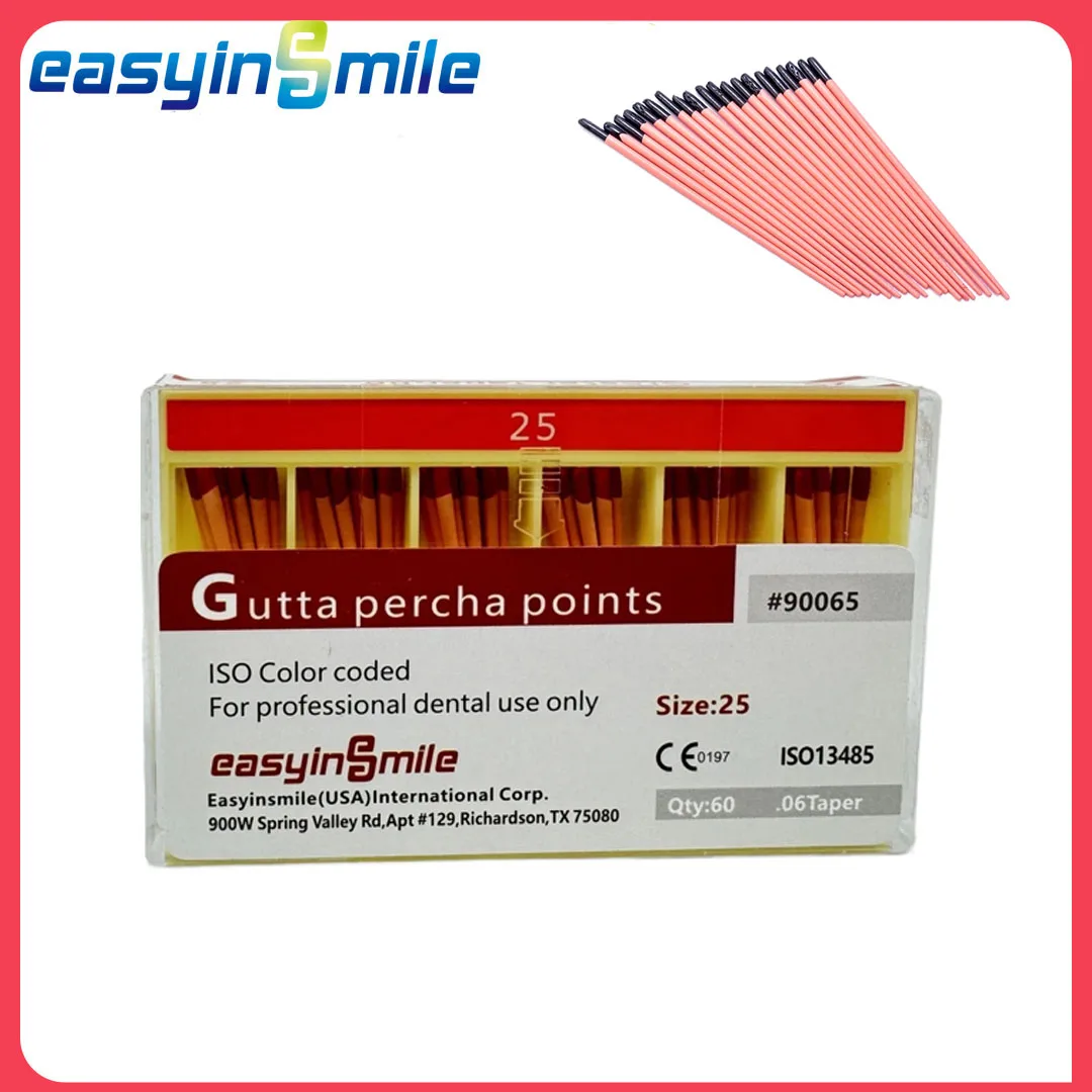 Dental Absorbent Paper Points Gutta15-40 Paper Points Pure Cotton Fiber Root Canal Absorption Dental 02 04 06 Sizes Easyinsmile