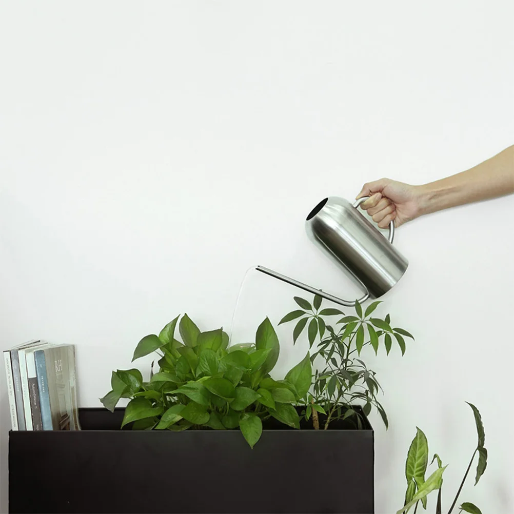 

Лейка с длинным горлышком, чайник из нержавеющей стали для полива растений, детская ванна, сад, балкон, инструмент для орошения, цветы в горшках