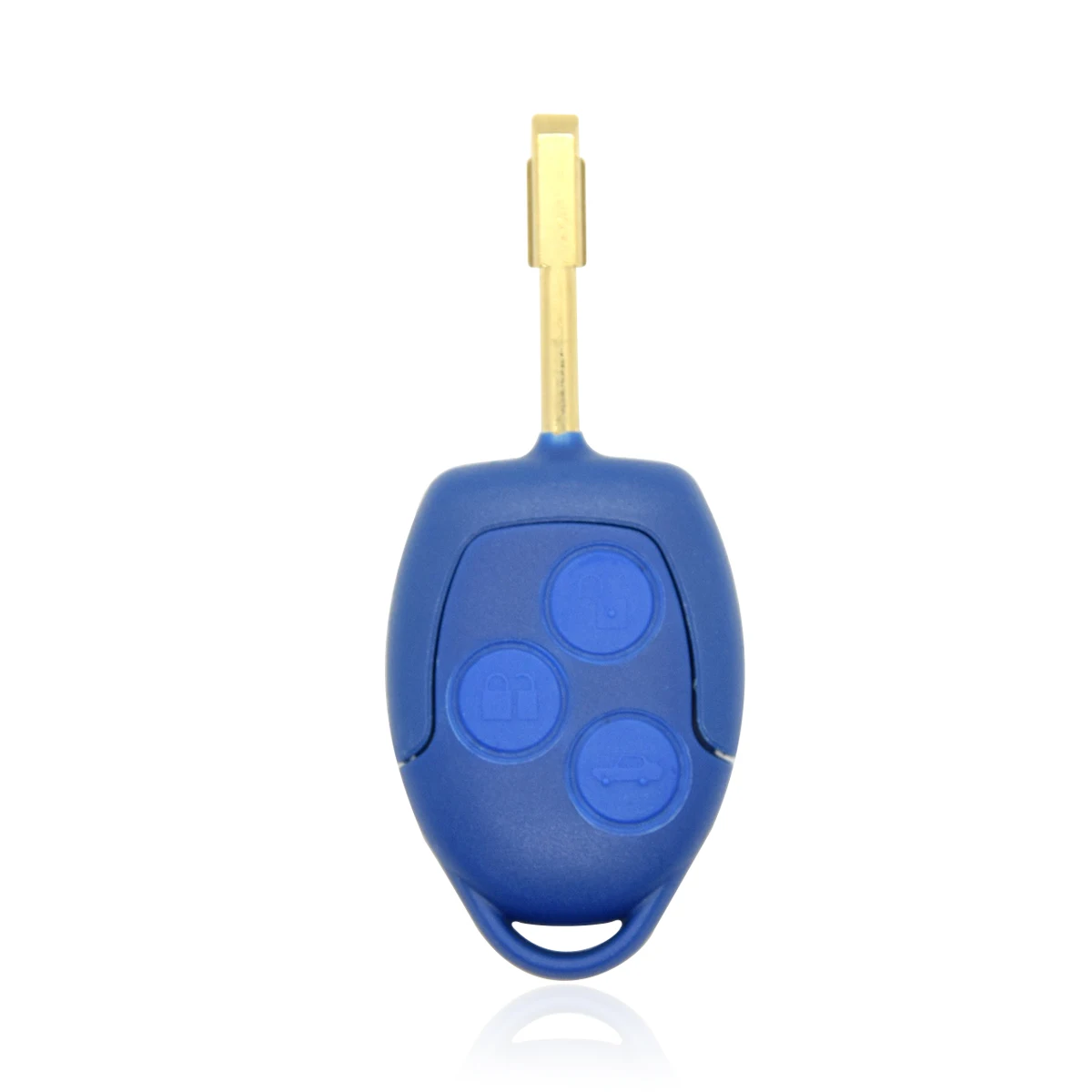 DAhai 3 Buttons Car Key Shell Case For Ford Transit Connect Mk7 Blue Remote Key Fob Case Replacement Shell Car Accessorie