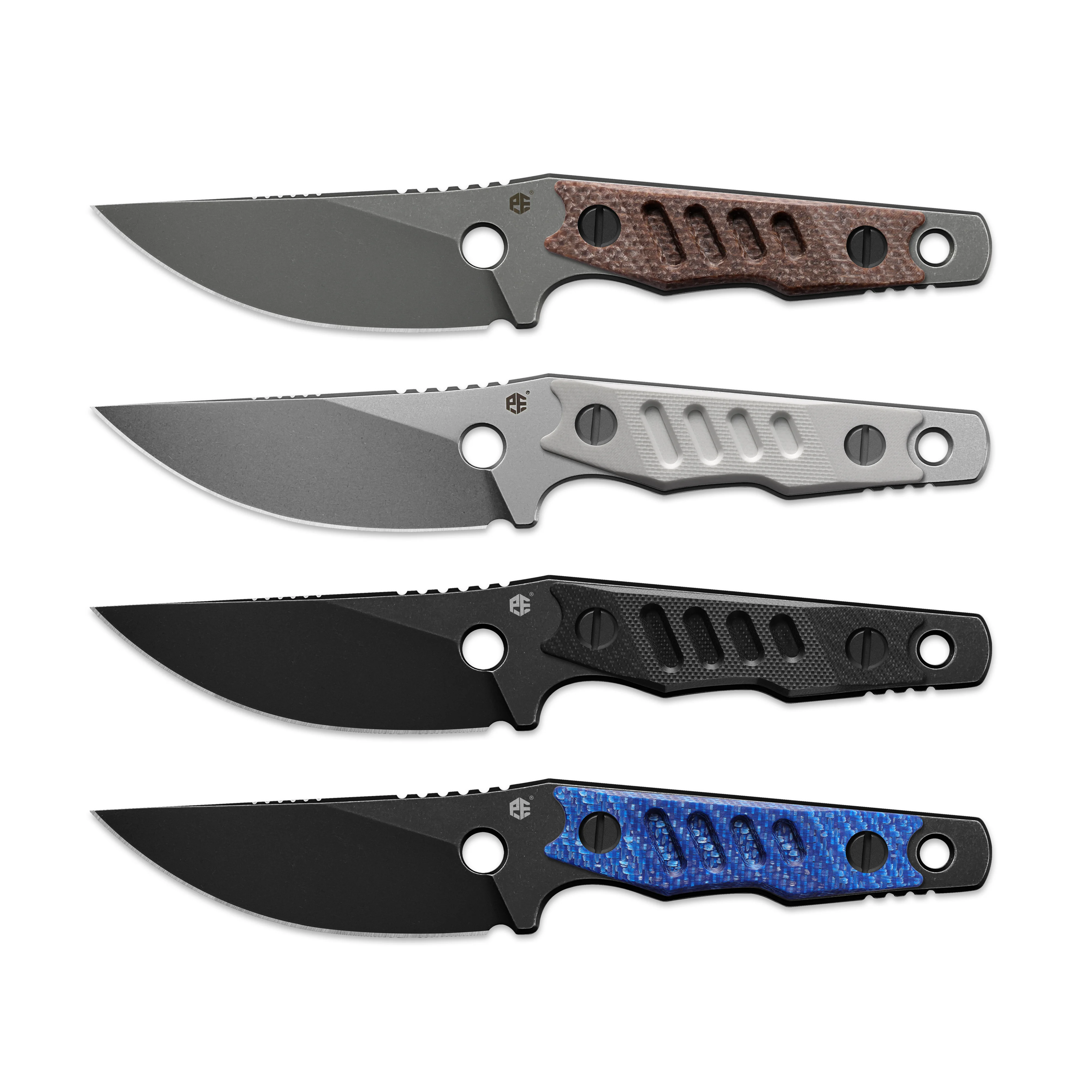 Petrified Fish PFE18 L Bison Fixed Blade Knife Daggers N690 Steel Tactical Multi-tool Hunting Fishing Toughbuilt EDC Hand Tools