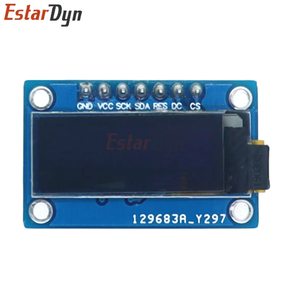 0.91 "Polegada 128x32 SSD1306 SPI Módulo de Exibição OLED Branco Azul - Para Placa Arduino, Projeto DIY