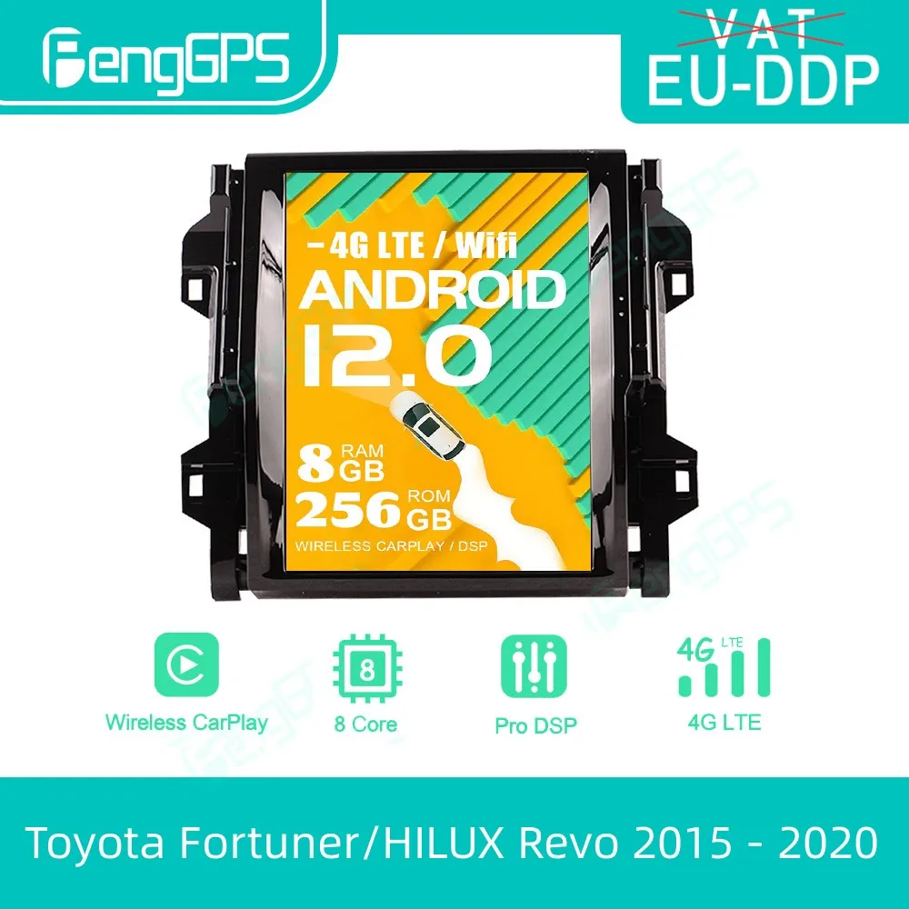 

For Toyota Fortuner/hilux Revo 2015 - 2020 ​android Car Radio Stereo Autoradio 2 Din Style Multimedia Player Gps Navi Unit